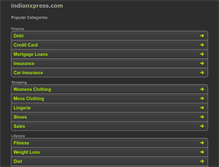 Tablet Screenshot of indianxpress.com